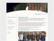 Tablet Screenshot of marciniak-architekten.de